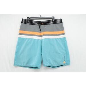 Billabong Board Shorts Men's 34 Platinum X Jack Freestone Performance Beach